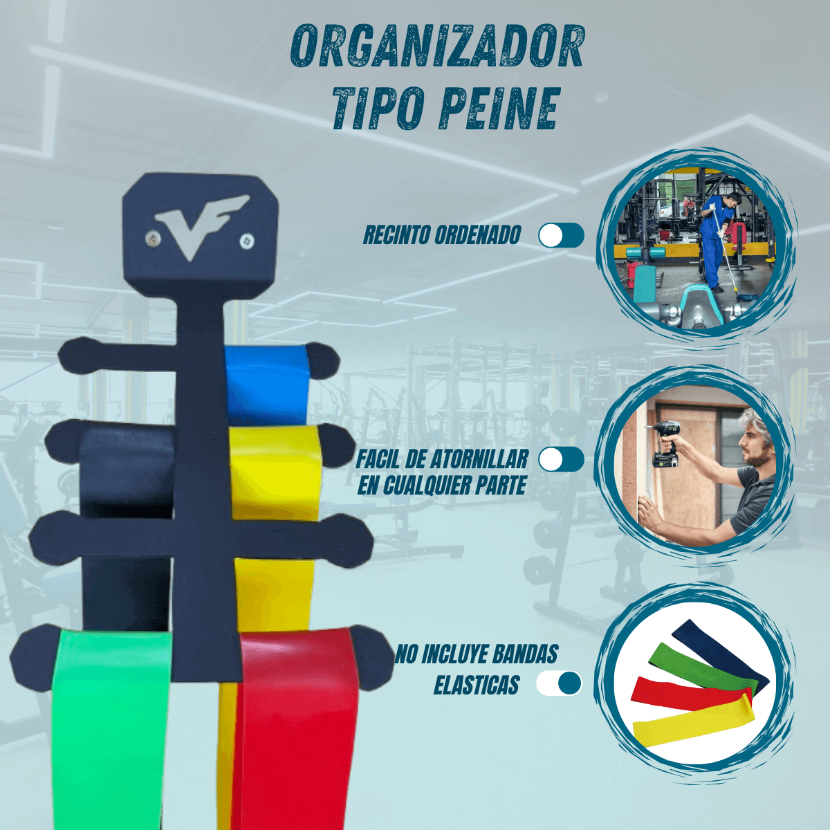 ORGANIZADOR TIPO PEINE